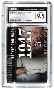 2015 Jackie Robinson Topps Highlight of the Year #H-40 CGC Mint Plus 9.5