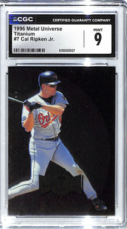 1997 Cal Ripken Jr. Metal Universe Titanium #7 CGC Mint 9