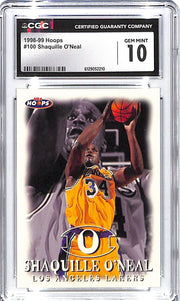 1998-99 Shaquille O'Neal Hoops #100 CGC Gem Mint 10