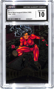 1995 M Fleer Marvel Metal Inaugural Edition #103 CGC Gem Mint 10
