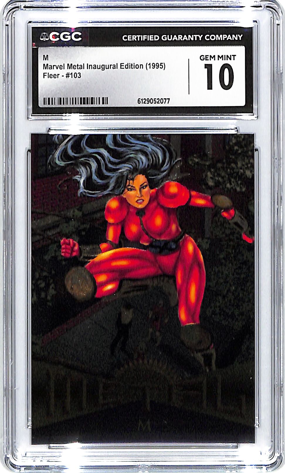 1995 M Fleer Marvel Metal Inaugural Edition #103 CGC Gem Mint 10