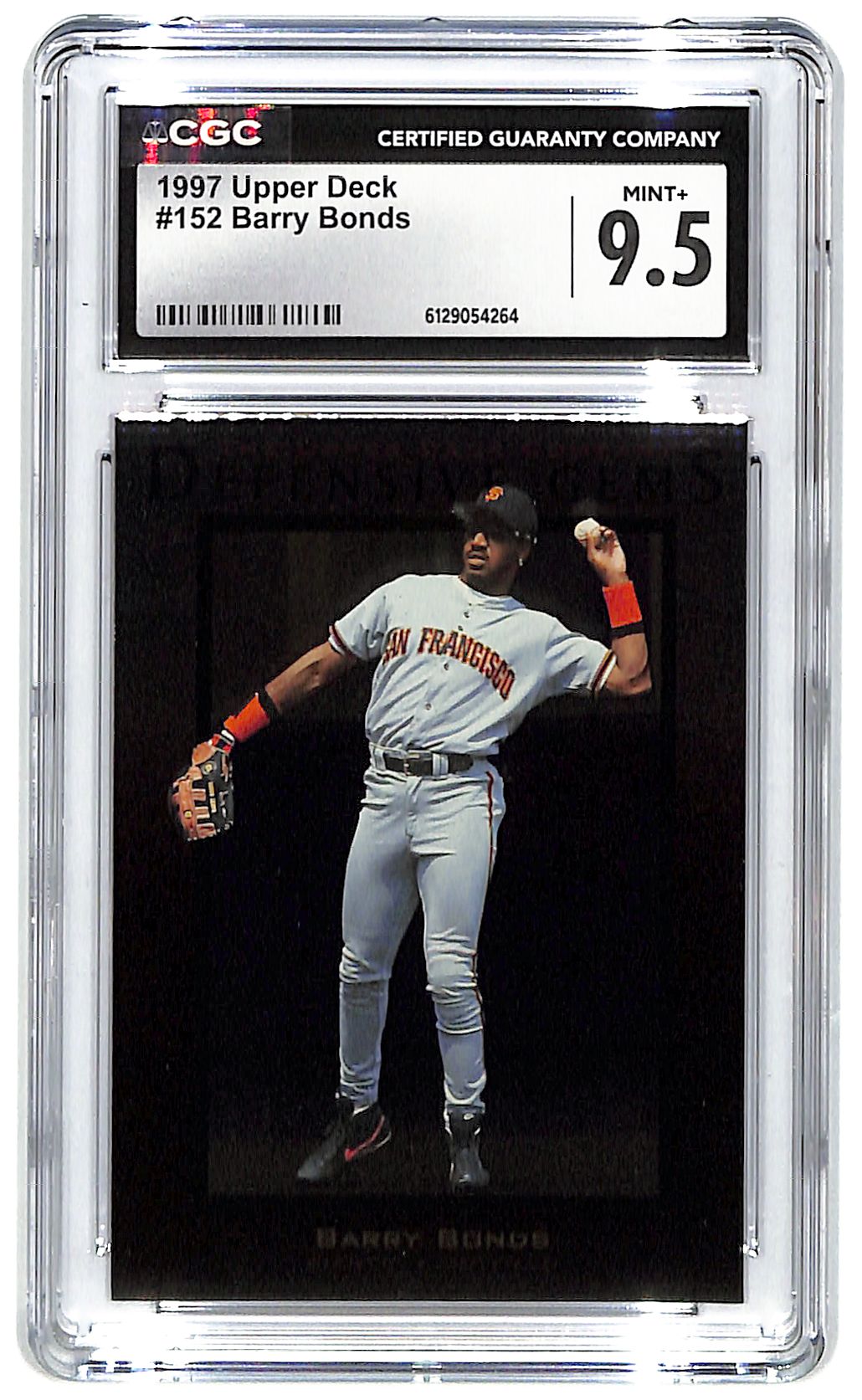 1997 Barry Bonds Upper Deck #152 CGC Mint Plus 9.5