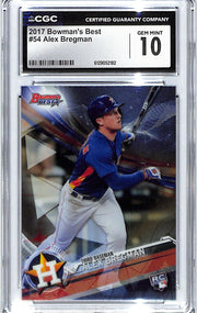 2017 Alex Bregman Bowman's Best (RC) #54 CGC Gem Mint 10