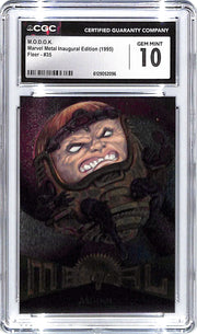 1995 M.O.D.O.K. Fleer Marvel Metal Inaugural Edition #35 CGC Gem Mint 10