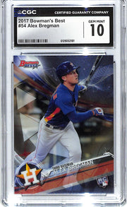 2017 Alex Bregman Bowman's Best (RC) #54 CGC Gem Mint 10