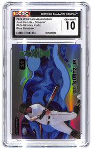2024 Nick Kurtz Wild Card Alumination Grovvin' #AG-NK CGC Gem Mint 10