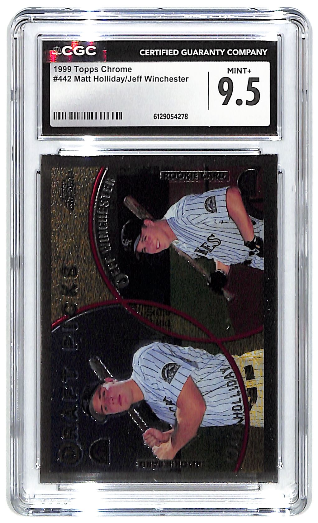 1999 Matt Holliday/Winchester Topps Chrome #442 CGC Mint Plus 9.5