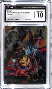 1995 Rouge Fleer Marvel Metal Inaugural Edition #132 CGC Gem Mint 10