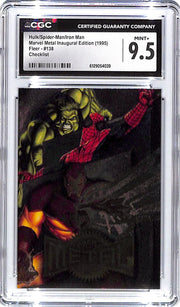 1995 Hulk/Spider-Man/Iron Man Fleer Marvel Metal Inaugural #138 CGC Gem Mint 10