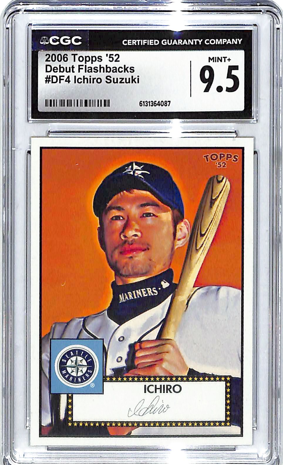 2006 Ichiro Suzuki Topps '52 Debut Flashbacks #DF4 CGC Mint Plus 9.5