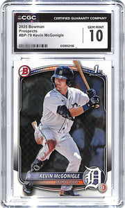 2025 Kevin McGonigle Bowman Prospects #BCP-79 CGC Gem Mint 10
