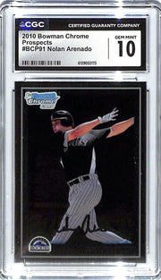 2010 Nolan Arenado Bowman Chrome Prospects #BCP91 CGC Gem Mint 10