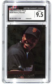1998 Barry Bonds Pinnacle Plus #200 CGC Mint Plus 9.5