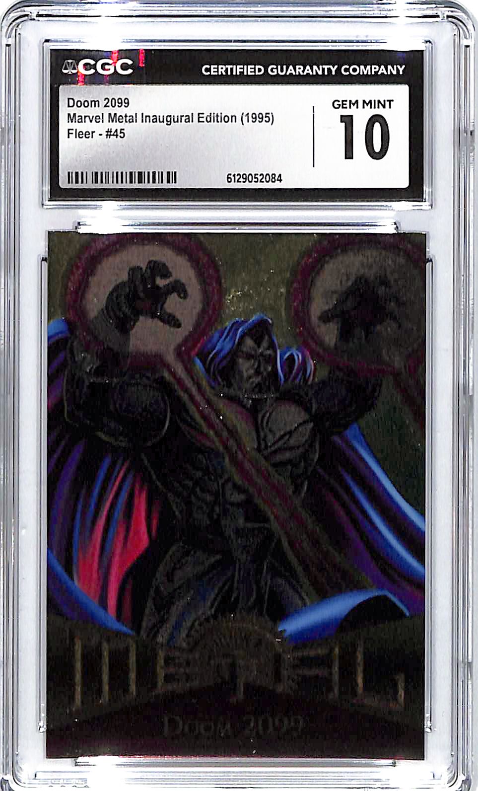 1995 Doom 2099 Fleer Marvel Metal Inaugural #45 CGC Gem Mint 10