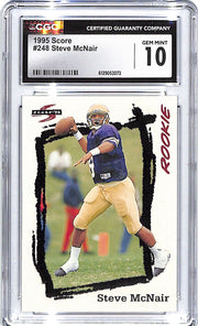 1995 Steve McNair Score (RC) #248 CGC Gem Mint 10