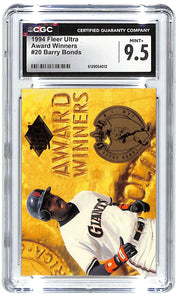 1994 Barry Bonds Fleer Ultra Award Winners #20 CGC Mint Plus 9.5