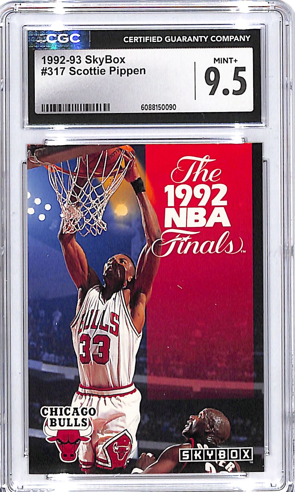 1992-93 Skybox Scottie Pippen #317 CGC 9.5 Bulls