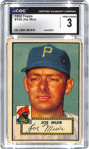 1952 Joe Muir Topps #154 CGC Very Good 3