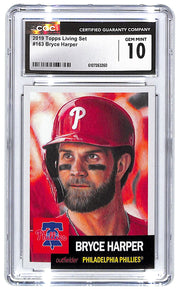 2019 Bryce Harper Topps Living Set - #163 CGC Gem Mint 10