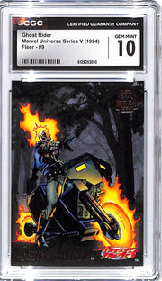 1994 Ghost Rider Fleer Marvel Universe Series V #9 CGC Gem Mint 10