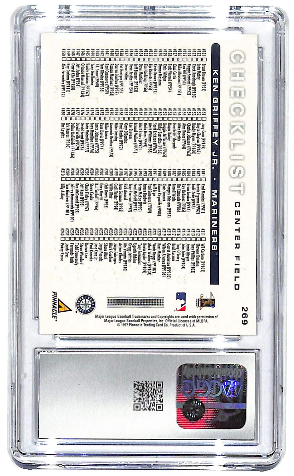 1998 Ken Griffey Jr. Score #269 CGC Mint Plus 9.5
