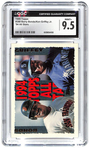 1995 Bonds/Griffey Jr. Topps '94 All Star #388 CGC Mint Plus 9.5