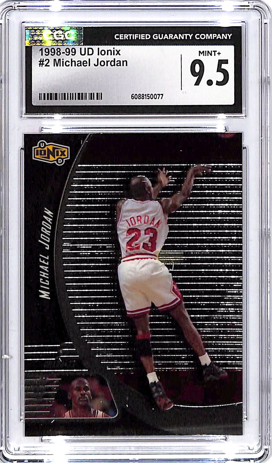 1998-99 UD ionic Michael Jordan #2 CGC 9.5 Bulls