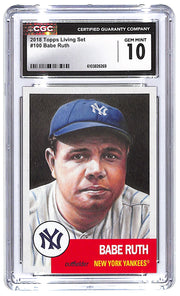 2018 Babe Ruth Topps Living Set - #100 CGC Gem Mint 10