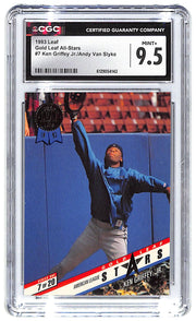 1993 Griffey Jr./Slyke Leaf Gold Leaf All-Star #7 CGC Mint 9.5