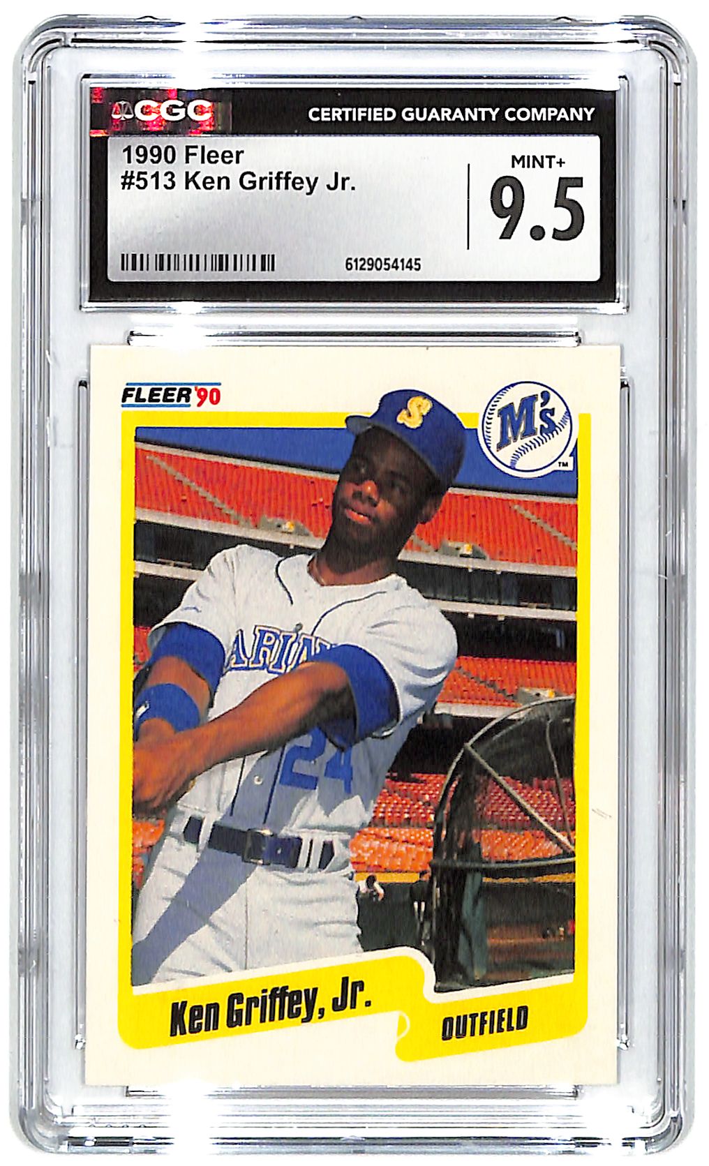 1990 Ken Griffey Jr. Fleer #513 CGC Mint Plus 9.5