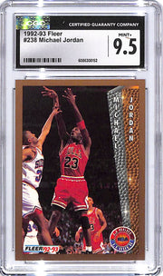 1992-93 Fleer Michael Jordan League Leaders #238 CGC 9.5 Bulls