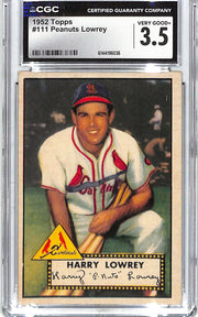 1952 Peanuts Lowrey Topps #111 CGC Very Good 3.5