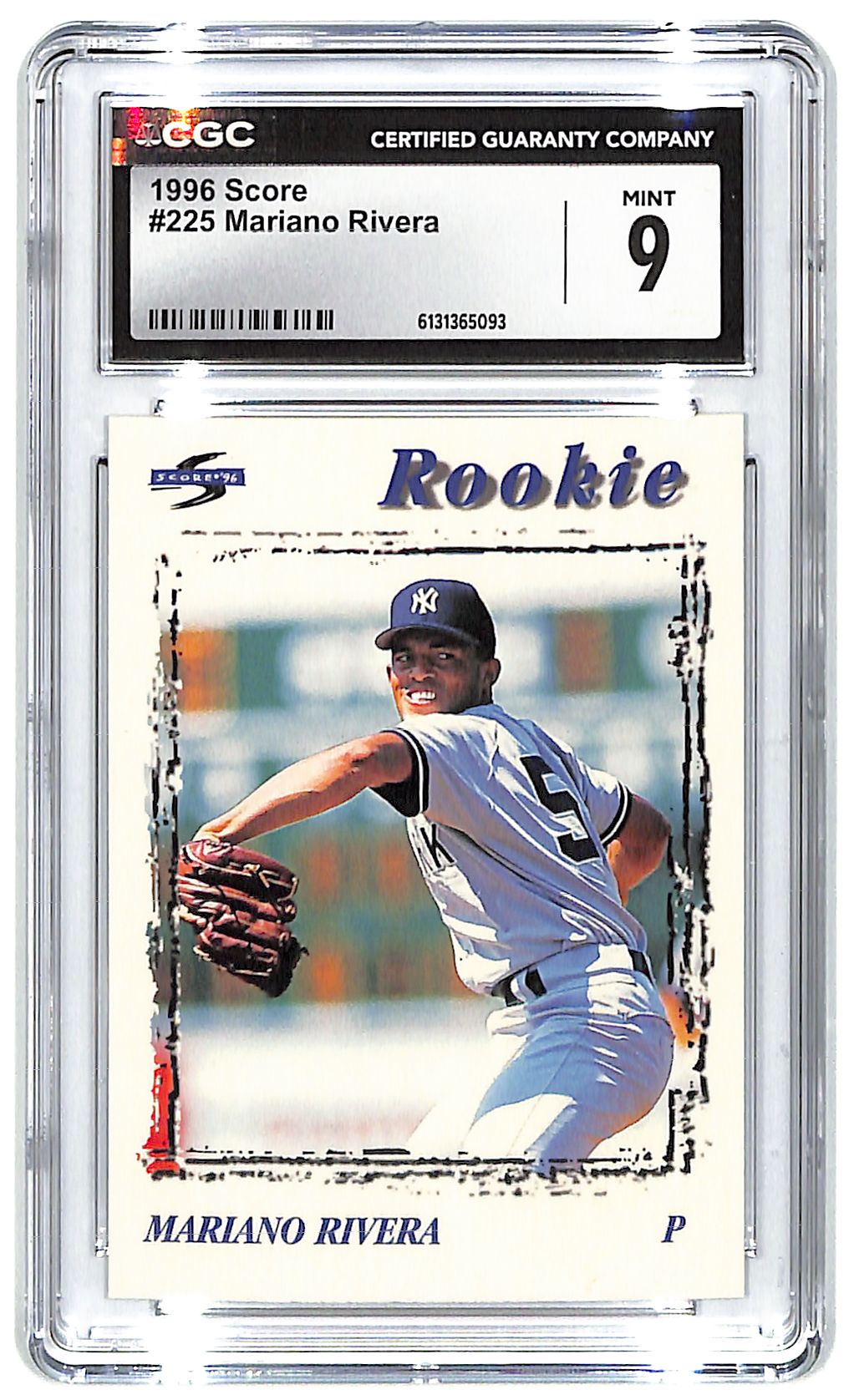 1996 Mariano Rivera Score #225 CGC Mint 9