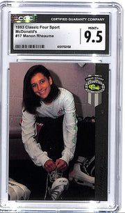 1993 Classic Four Sport Manon Rheaume #17 Rookie RC CGC 9.5