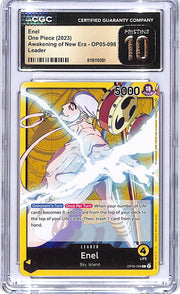 One Piece Awakening of New Era OP05 Enel 098 Leader CGC 10 Pristine