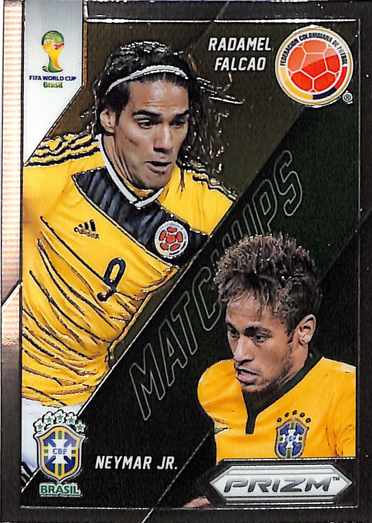 2014 Prizm World Cup Neymar Jr Radamel Falcao Matchups #20