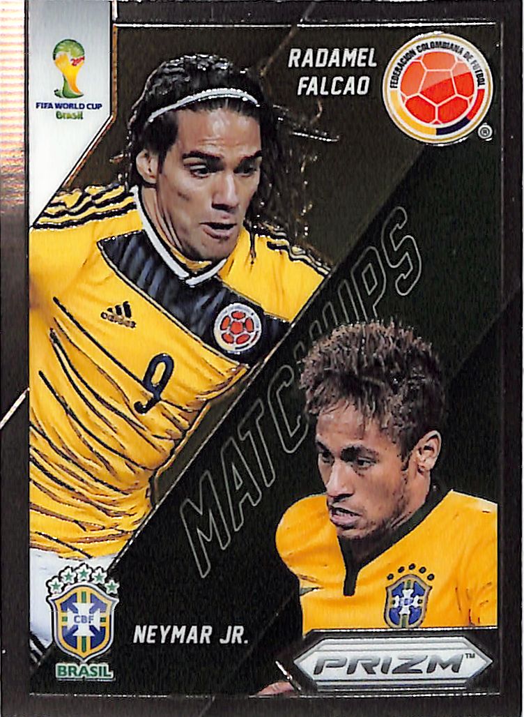 2014 Prizm World Cup Neymar Jr Radamel Falcao Matchups #20