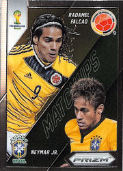 2014 Prizm World Cup Neymar Jr Radamel Falcao Matchups #20