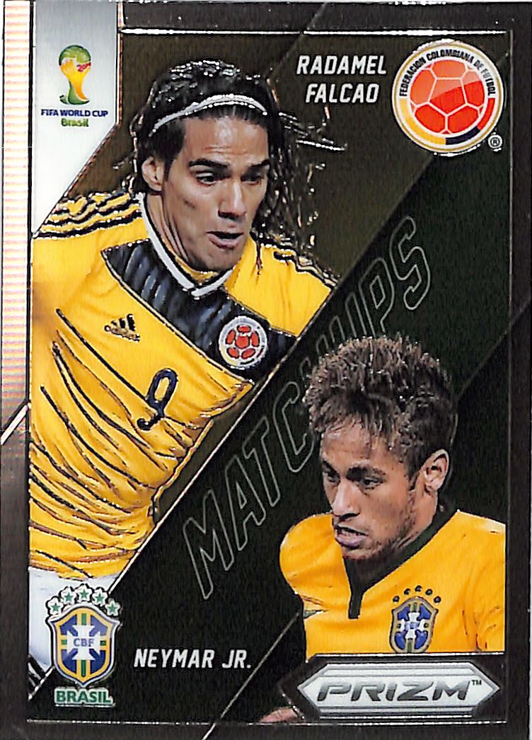 2014 Prizm World Cup Neymar Jr Radamel Falcao Matchups #20