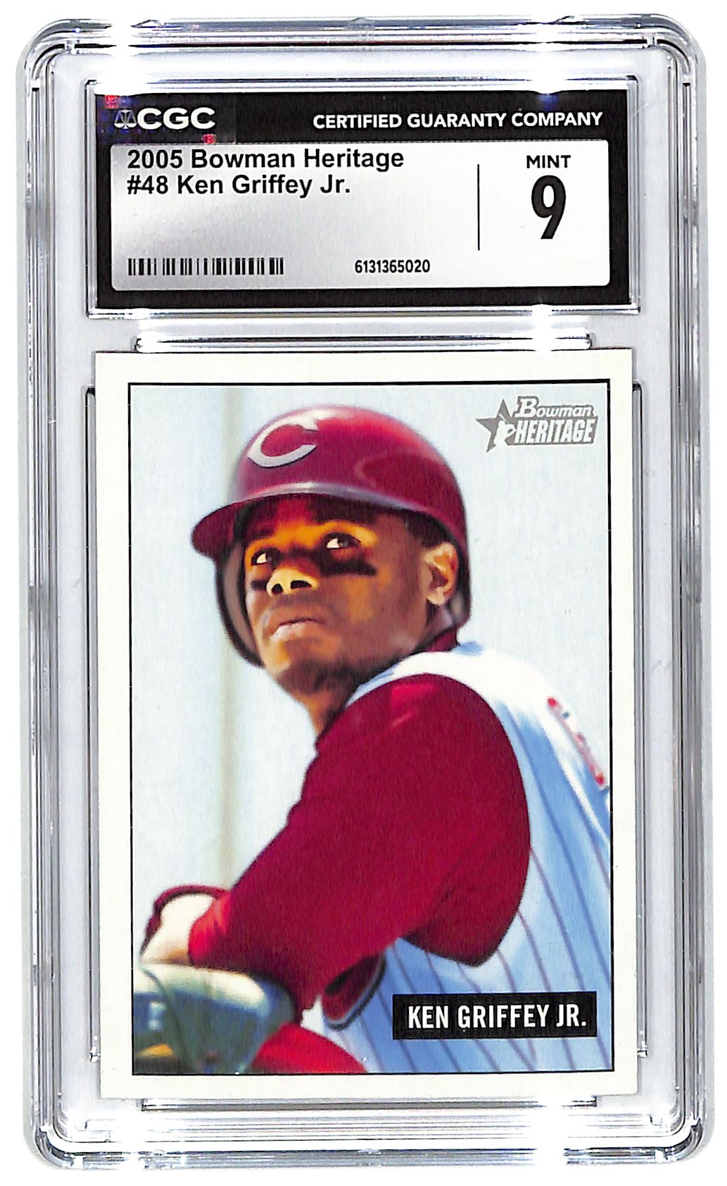 2005 Ken Griffey Jr. Bowman Heritage #48 CGC Mint 9