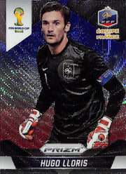 2014 Prizm World Cup Hugo Lloris Red White Blue Wave #75 France