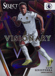 2022-23 Select Premier League Luis Sinisterra Visionary Rookie RC #15 Leeds United