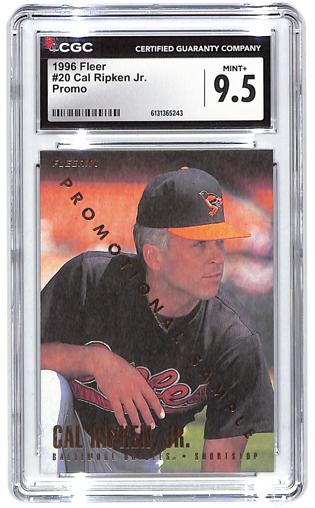 1996 Cal Ripken Jr. Fleer Promo #20 CGC Mint Plus 9.5