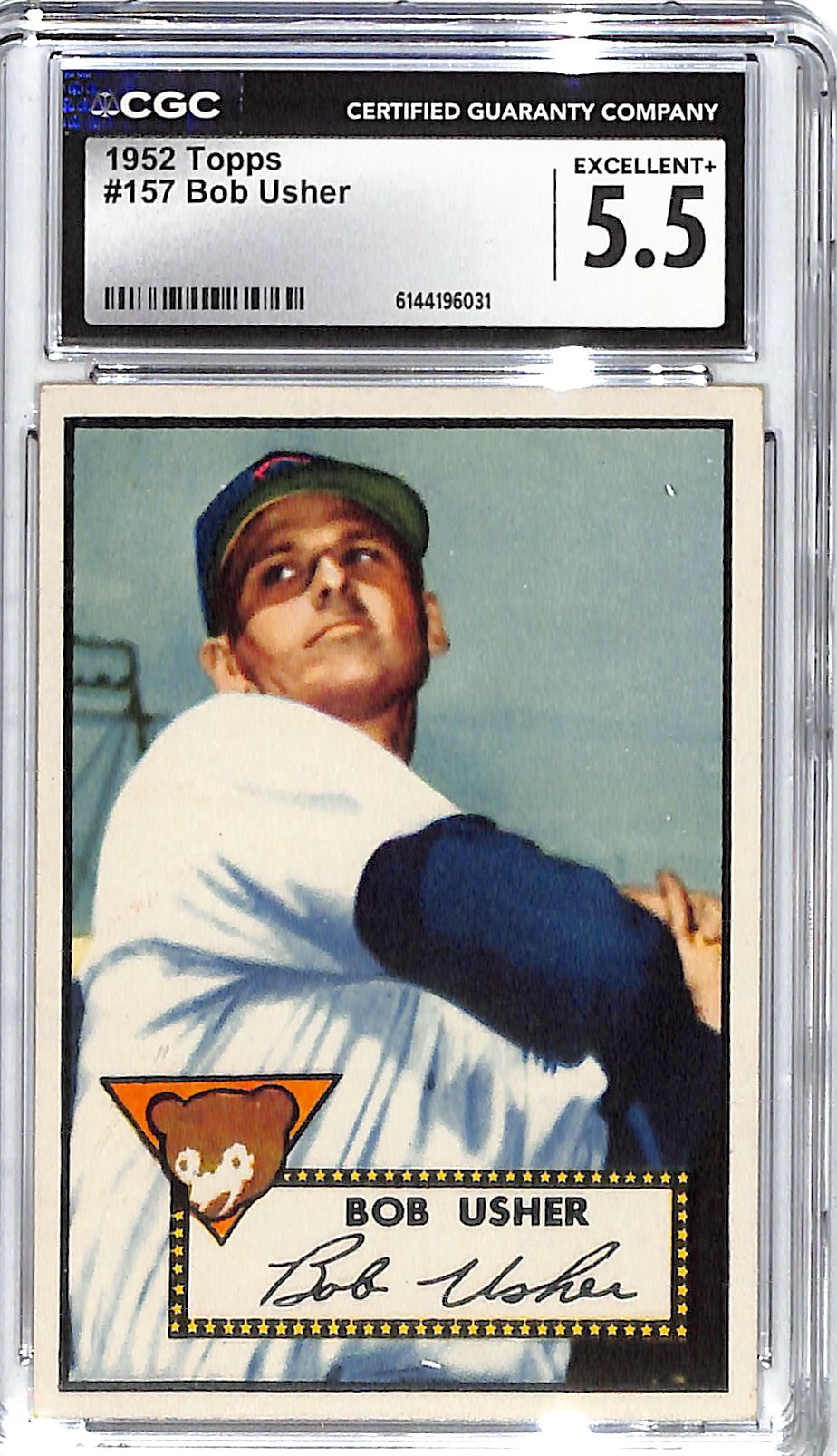 1952 Bob Usher Topps #157 CGC Excellent 5.5