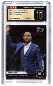 2020 Derek Jeter Topps Now Chrome Career Retrospective #DJ-1 CGC Pristine 10