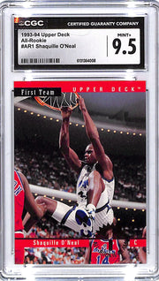 1993-94 Upper Deck Shaquille O'Neal All Rookie CGC 9.5 Magic