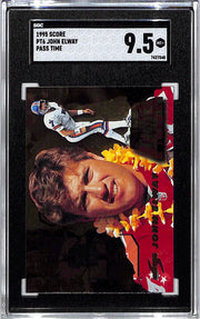1995 Score John Elway Pass Time SGC 9.5 Broncos