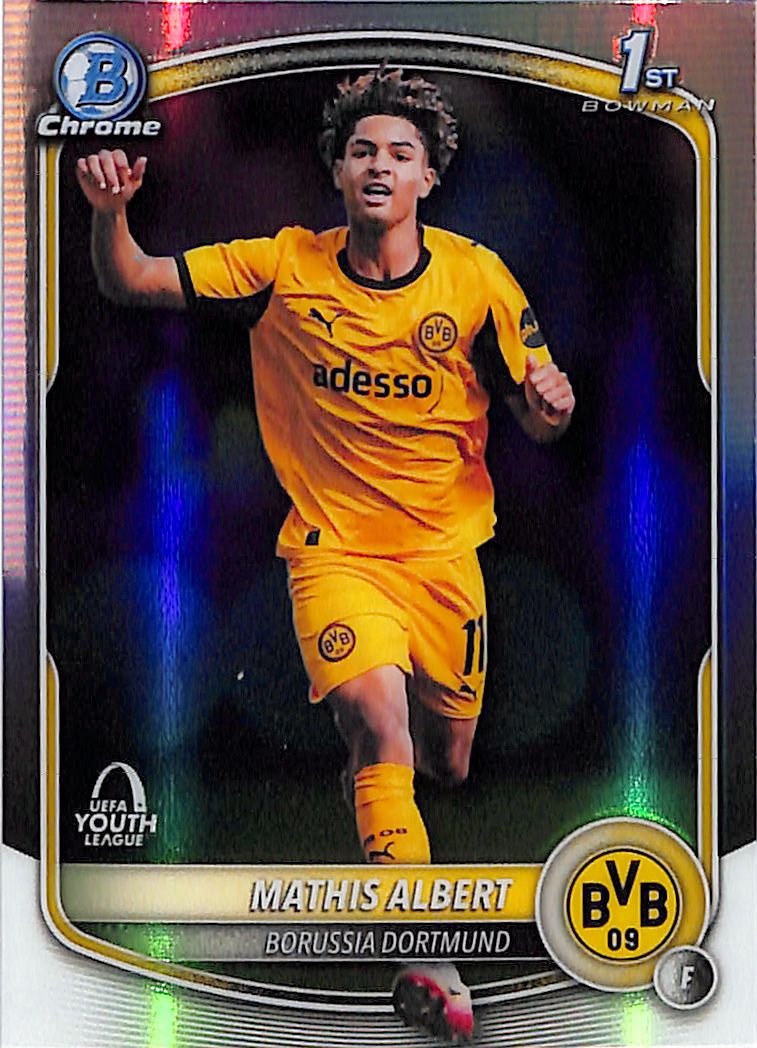 2026 Bowman Chrome Youth league Mathis Albert Rookie RC Refractor Dortmund