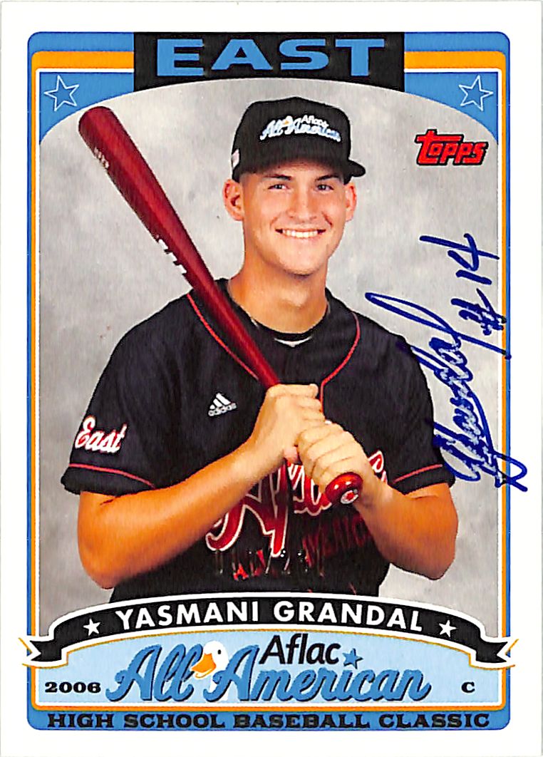 2006 Topps Aflac All American High School Classic Yasmani Grandal Auto Autograph RC /230