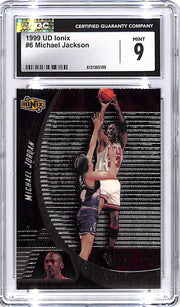 1999 UD Ionix Michael Jordan #6 CGC 9 Bulls
